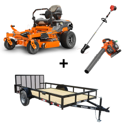 Ariens 918027 Ikon Select 42" Zero Turn Mower Utility Trailer Handheld Package 