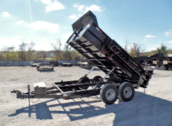 7x12 Hydraulic Dump Trailer with 2ft Sides (2) 6K Axles