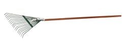 Wolverine W18SLR 18" Spring Steel Leaf Rake Wood Handle