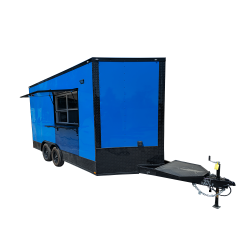 Concession Trailer 8.5' X 16' Cobalt Blue Food Event Catering 