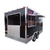 Concession Trailer 8.5'x16' Black - Food Event Catering Vending