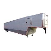 Concession Trailer 8.5'x48' Food Event Catering - Gooseneck (White)