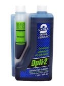 Opti-2 2 Cycle 34 oz Bottle Smokeless Oil Mix 25 Gallons EZ Measure Bottle