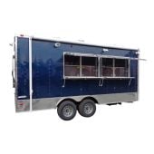 Concession Trailer 8.5'x18' Blue - Catering Food Custom Vending