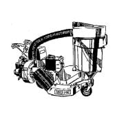 Trac Vac 470 Lawn Mower Bagger Vacuum Walk Behind 6.5 hp Briggs