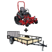 Ferris 5902078 ISX2200 60" Zero Turn Mower Utility Trailer Bundle