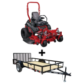 Ferris 5902090 52" ISX2200 Zero Turn Mower Util Trailer Bundle