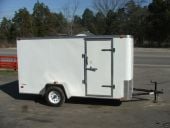Enclosed 6'x12' Trailer with Drop Gate