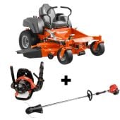 Husqvarna MZ61 24HP Kawasaki Zero Turn Mower Handhelds Package