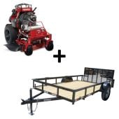 Ferris 5901940 SRSZ1 48" Stand On Mower 5x10 Utility Trailer Package