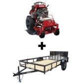 Ferris SRS Z1 36" 19HP Kawasaki Stand-On Mower (5901939) and 5x10 Utility Trailer Package