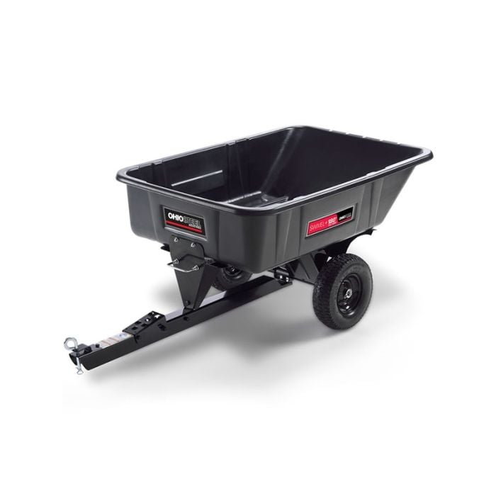Ohio Steel 3040P-SD180 Swivel Dump Cart/ATV Cart 10cu ft 600lb
