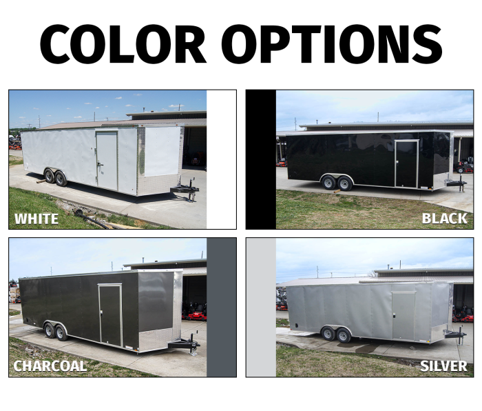 Cargo and Utility Trailer Interior LED Light Kits. For 16' to 36' Trailers.