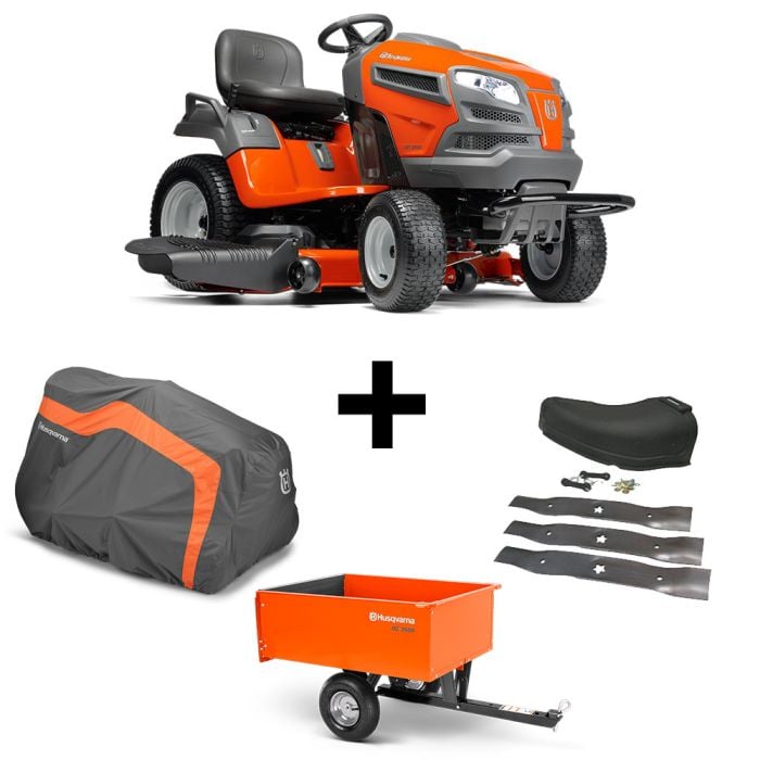 Husqvarna riding lawn cheap mower mulching kit