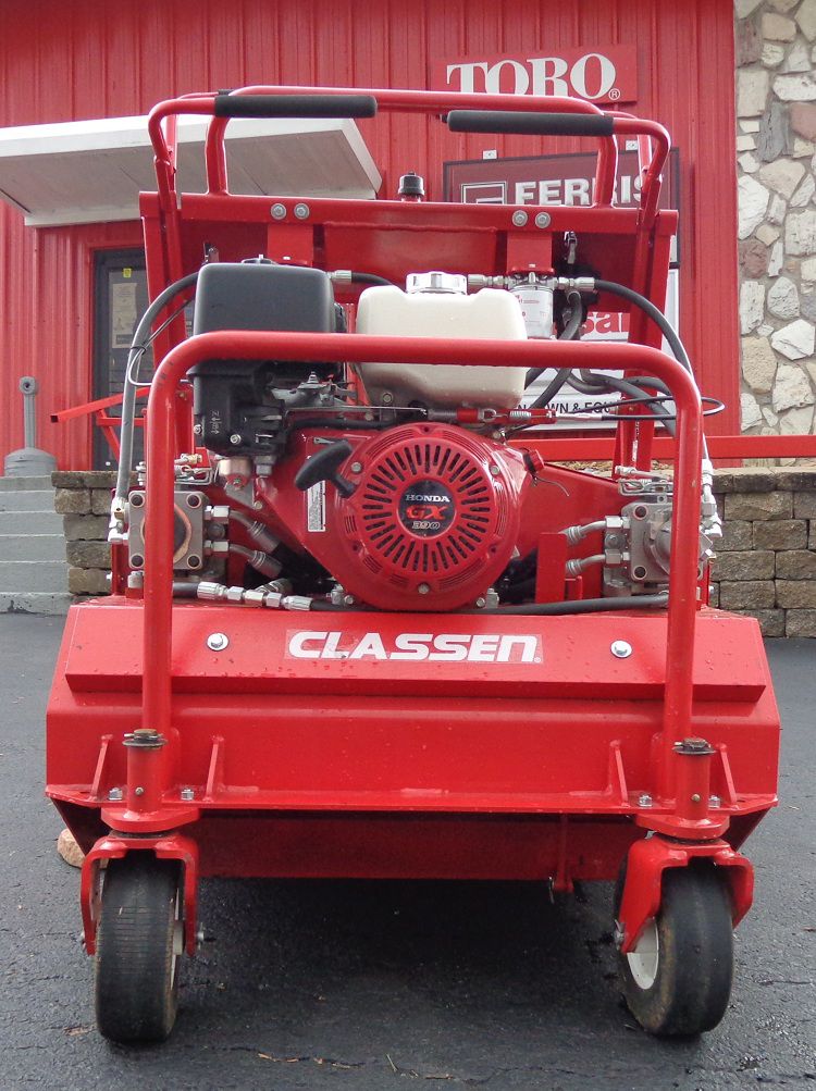 Used Classen Stand Aer SA 25 Stand on Riding Aerator