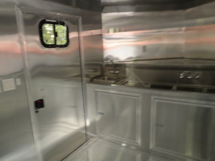 NEW 8.5 X 20 SMOKER CONCESSION SNACK FOOD TRAILER  