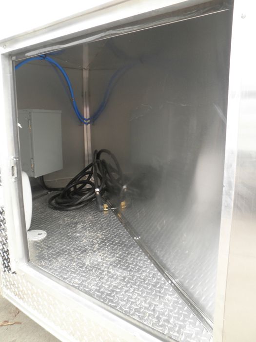 New 8.5 x 20 Concession smoker trailer with smoker deck  