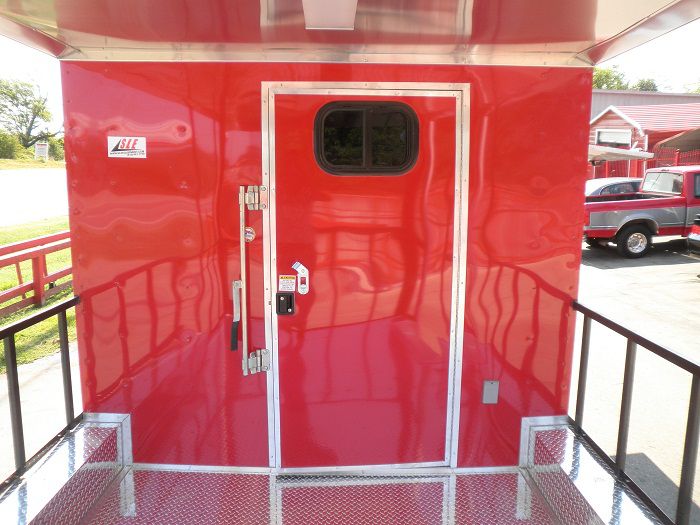 NEW 8.5 x 20 RED BBQ EVENT FOOD CATERING ENCLOSED CONCESSION TRAILER 